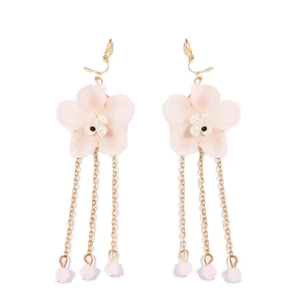 

Hair Jewelry Hairpins Fashion Tassel Chinese Long Flower Earrings Hanfu Hair Stick Headwear Sets Hair Comb