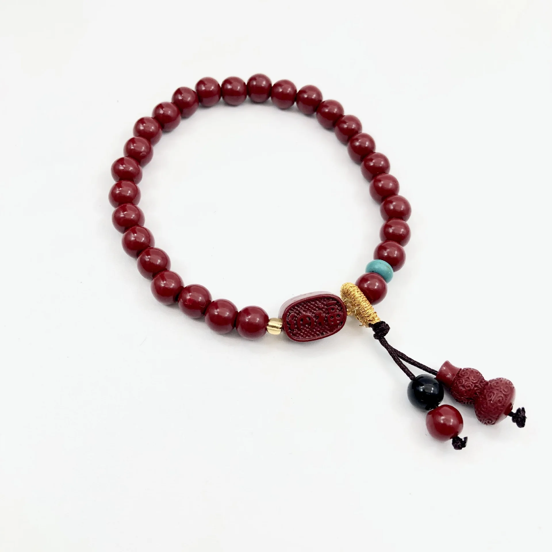 Lucky Nafu cinnabar bracelet, natal year red bracelet, Fulu couple's boutique bracelet bead manufacturer wholesale