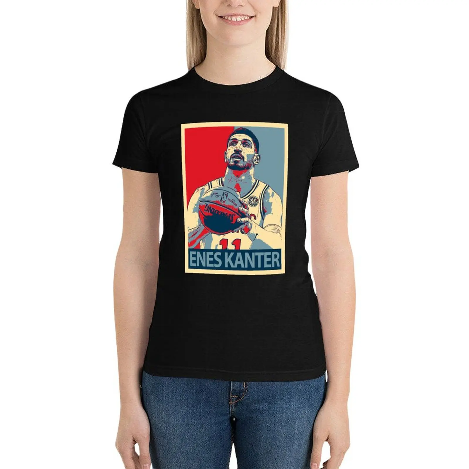 Enes Kanter T-Shirt female summer top Women's t-shirt