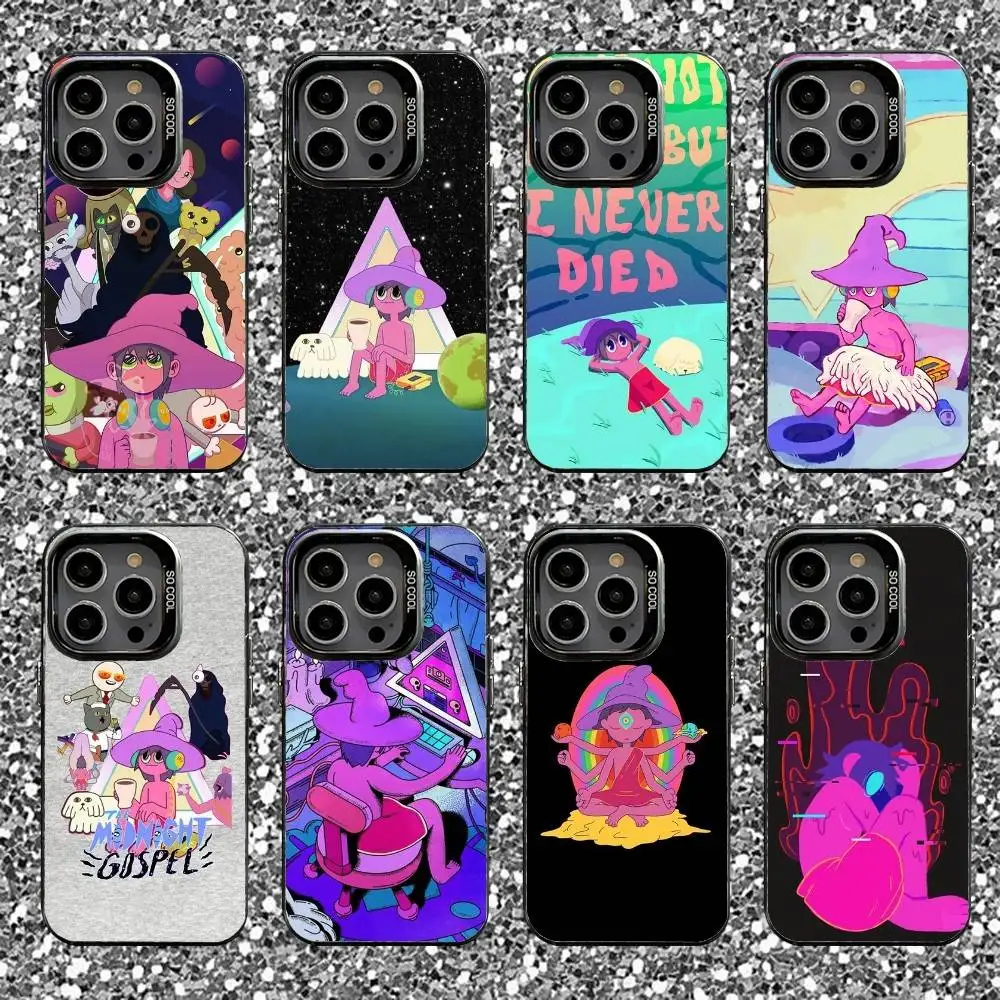 

The Midnight G-Gospel Phone Case For iPhone 16,15,14,13,12,11,Pro,XS,Max,Plus,Mini,SE Black Candy Matte Shockproof Cover