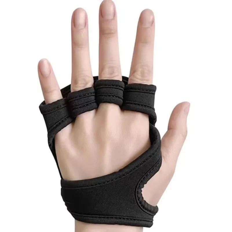 1 Pair Women Palm Protector Gloves Wear-resistant Durable Fitness Palm Protect Pads Breathable Sport Support
