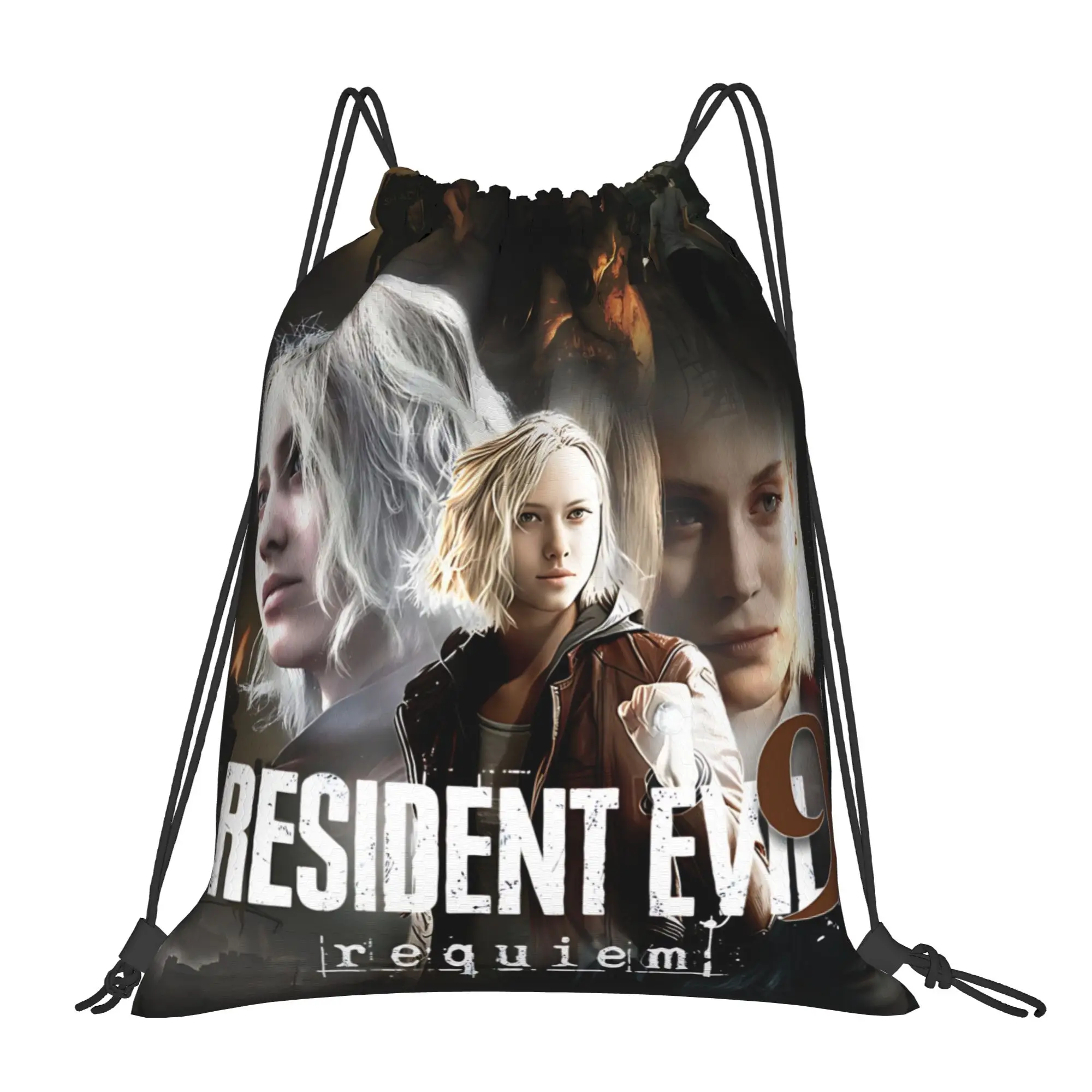 

Сумка-мешок для спортзала Resident Evil Funko, сумки на шнурке, рюкзак для хранения для мужчин и женщин, дорожная сумка для подростков, многофункциональный карманный органайзер