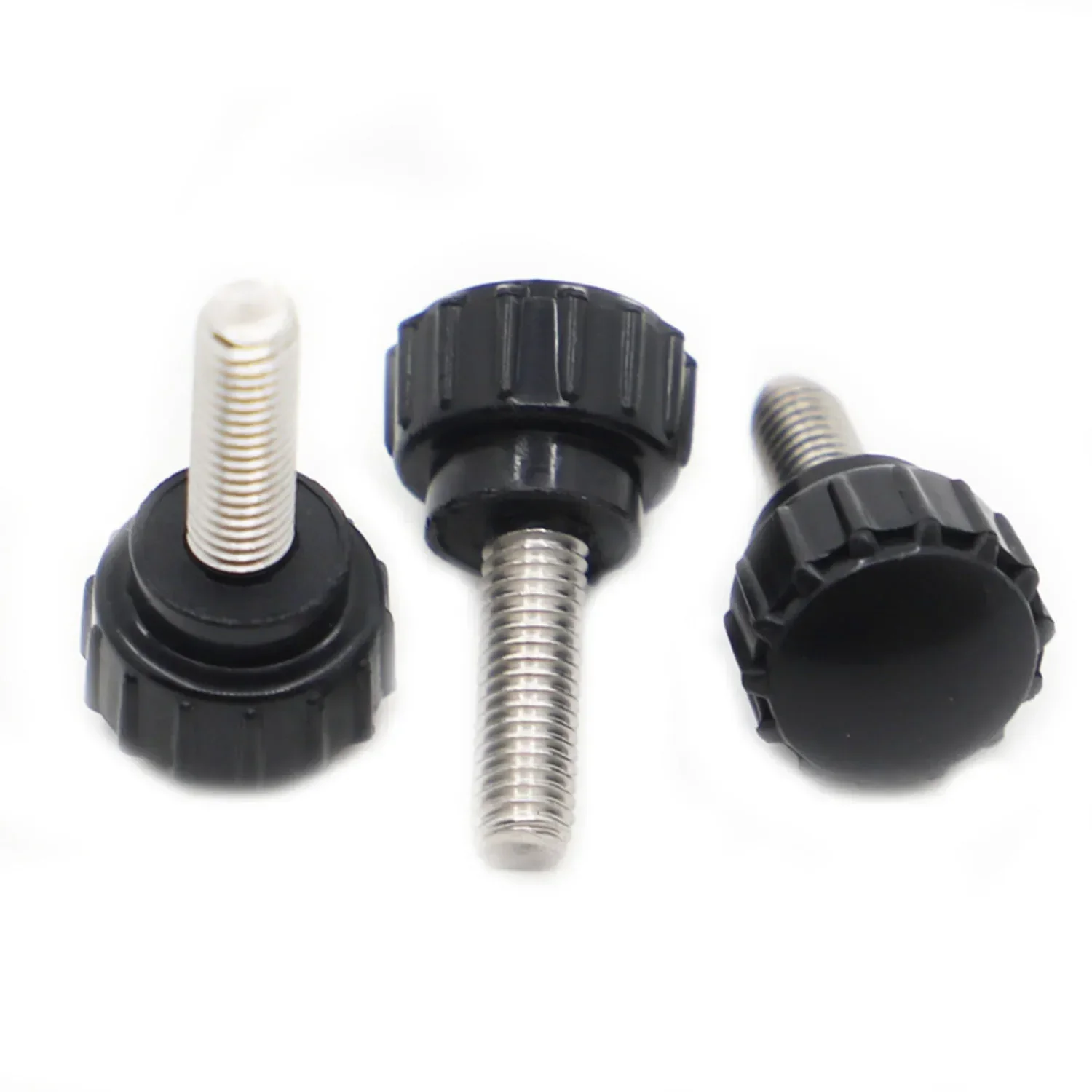 

Round Head Handle Hand Screw Round Knurled Thumb Screw M3 M4 M5 M6 M8 Plastic Tighten Bolt Nuts Knob 304 Stainless Steel