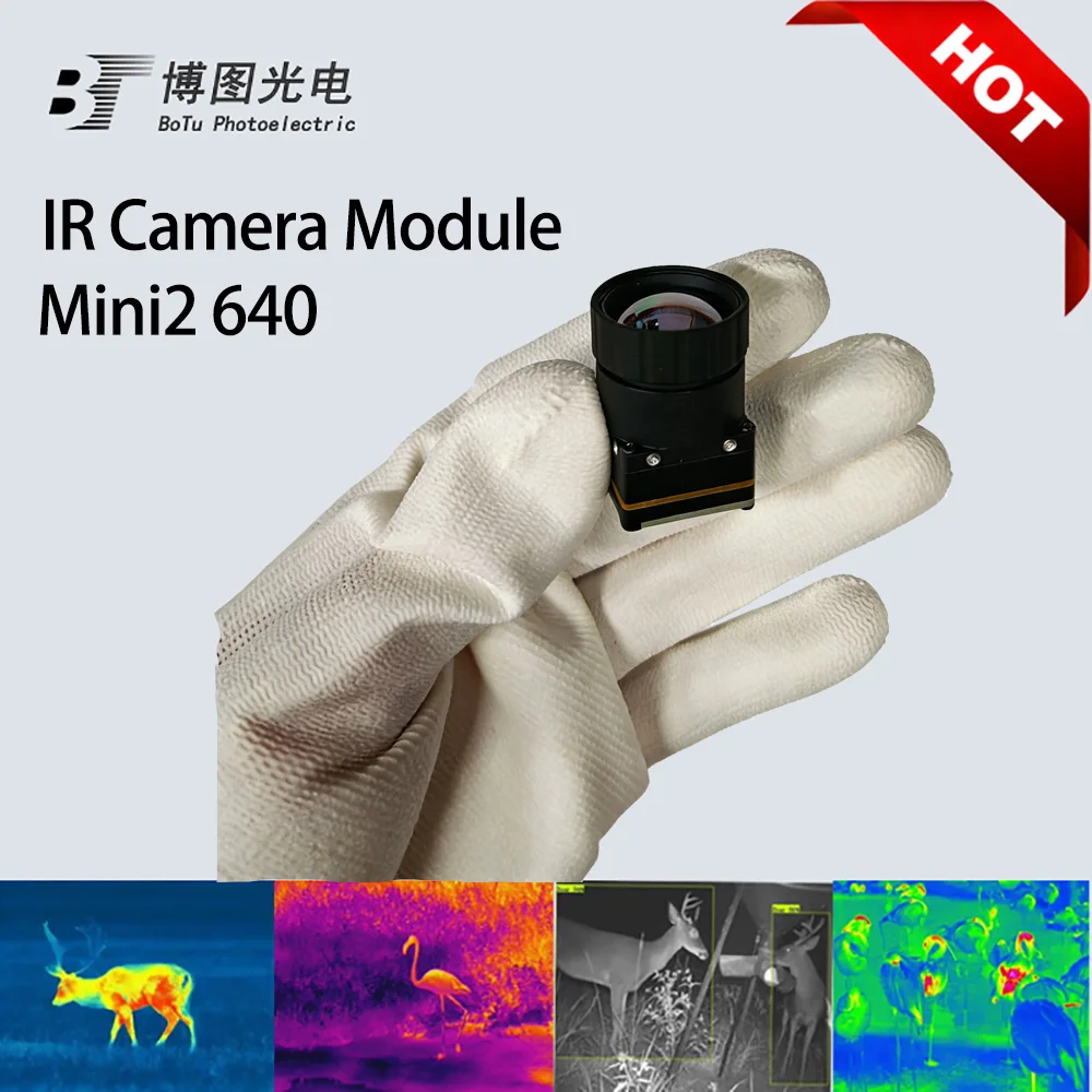 Infisense Infiray Mini2 640X512 19mm Supports MIPI CSI Protocal Raspberry Pi Compatible Outdoor Night Vision Driving Assistance