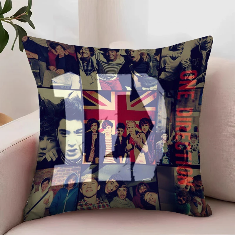 

One-directionss Pillow Cases 45x45 Cushions Cover for Living Room Cushions Cushion Covers Pillowcase 50*50 Home Decor Decorative