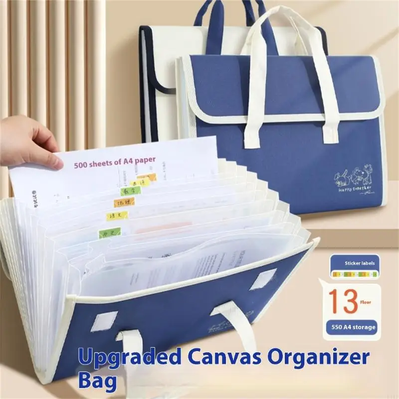 

Organ Folder Document Folder with Labels File Folder Document Organizers Document Storage Bag for Student K1KF