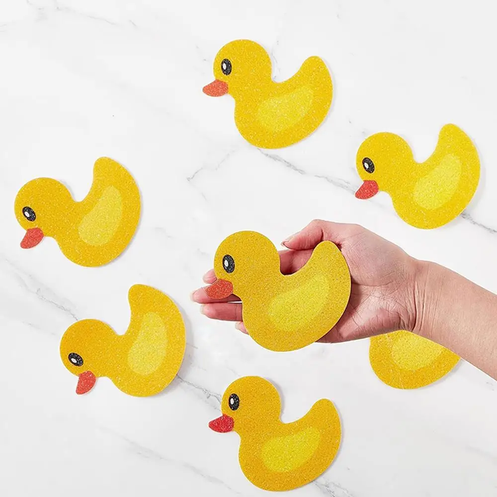 

Strong Adhesive Anti Slip Sticker Duck Shaped Cartoon Bathroom Accessories Widely Used Safe Home Decor Cute Anti Slip Stickers