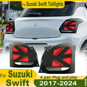 Zadní světla pro Suzuki Swift 2017 2018 2019 2020 2021 2022 2023 Swift Sport LED, LED denní svícení, brzdové a couvací světlo 12 nejlepší prodej Zadní světlo Suzuki Swift - №10