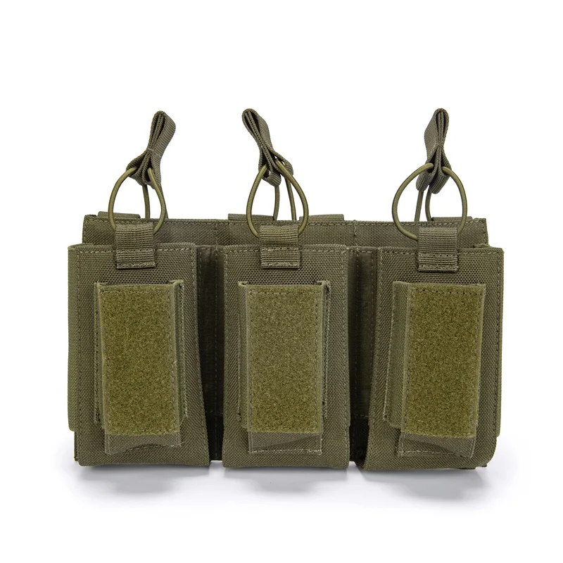 UNIONTAC High Quality 1000D Nylon tactical Double Layers Triple Magazine Pouch 5.56 Magazine Pouches and 9mm magazine pououches