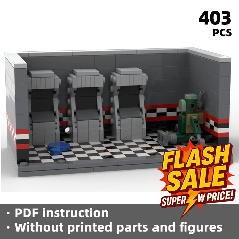 

A thrilling and fantastical gift for growth, classic building blocks from video games and horror movies