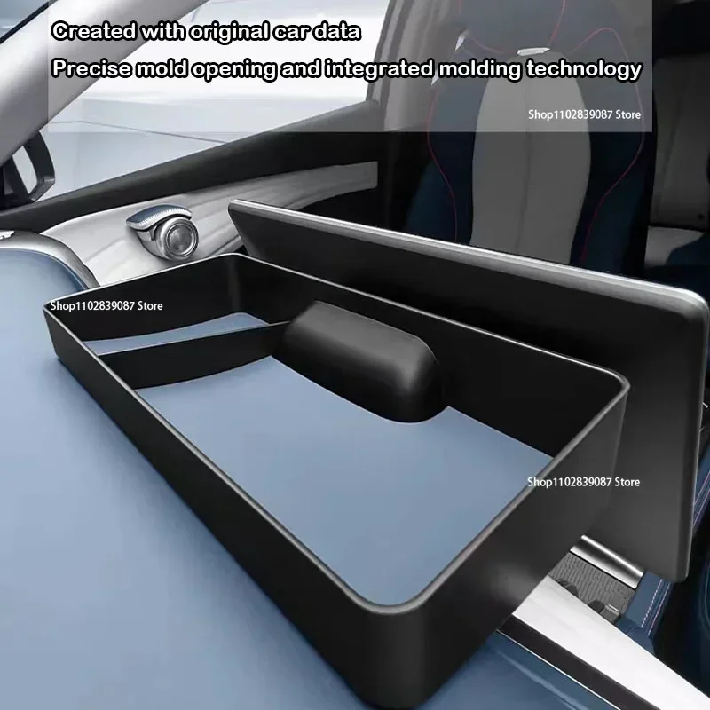 

Для Byd Atto 3 Yuan Plus автомобильный ящик для хранения приборной панели автомобиля, органайзер для центральной консоли, навигационный экран, задний органайзер, лоток для автомобиля