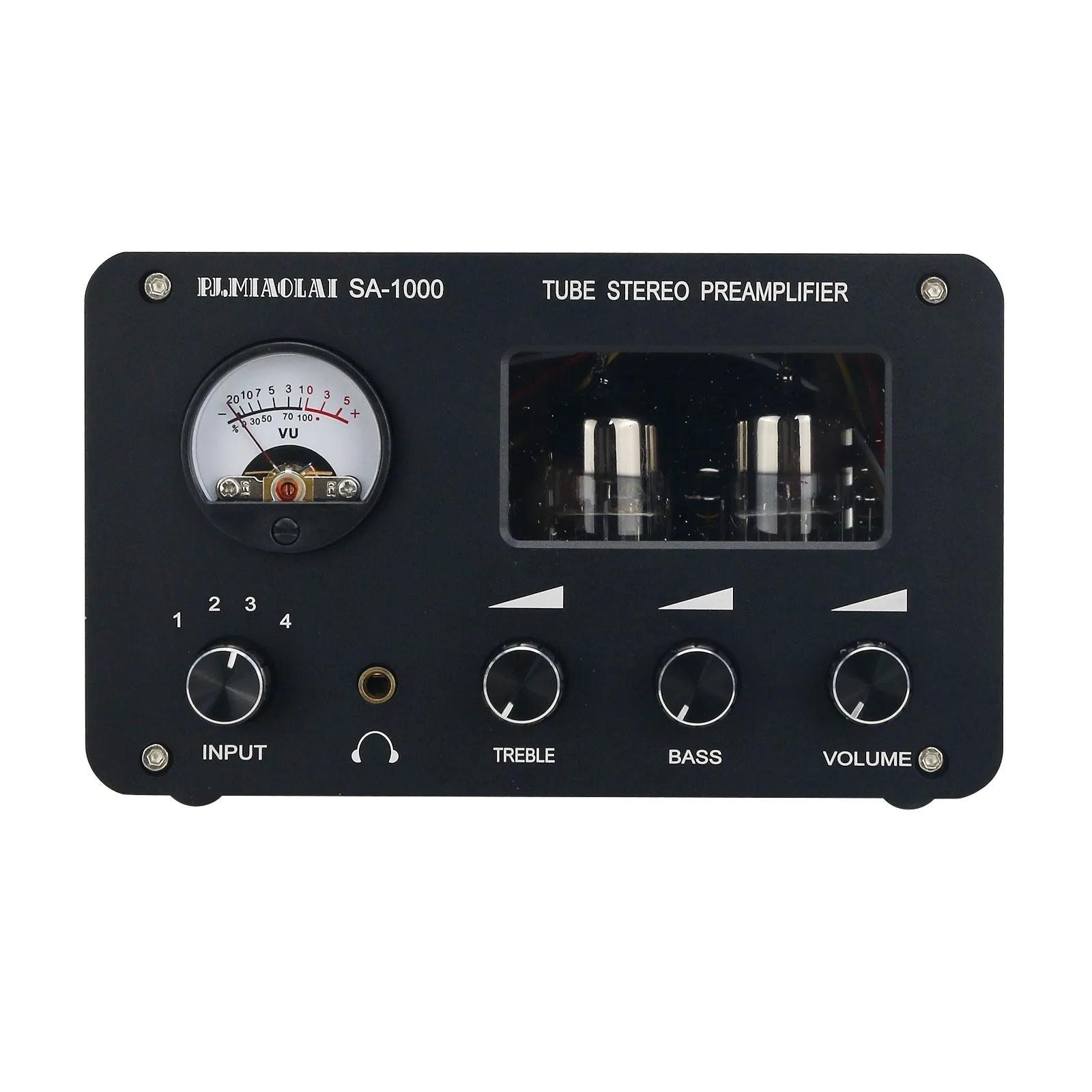 HiFiAMP SA-1000 PJ MIAOLAI Hifi Audio Amplifier 4 Input 2 Output Electric Tube Stereo Preamplifier view 2