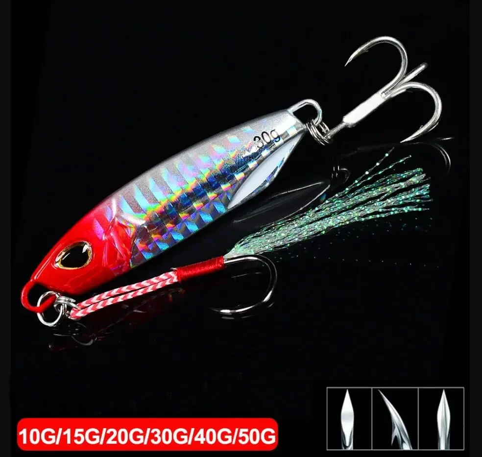 2021 Japen Metal Cast Jig Spoon 10/15/20/30/40/50g Shore Casting Jigging Fish Sea Bass Fishing Lure Artificial Bait Tackle