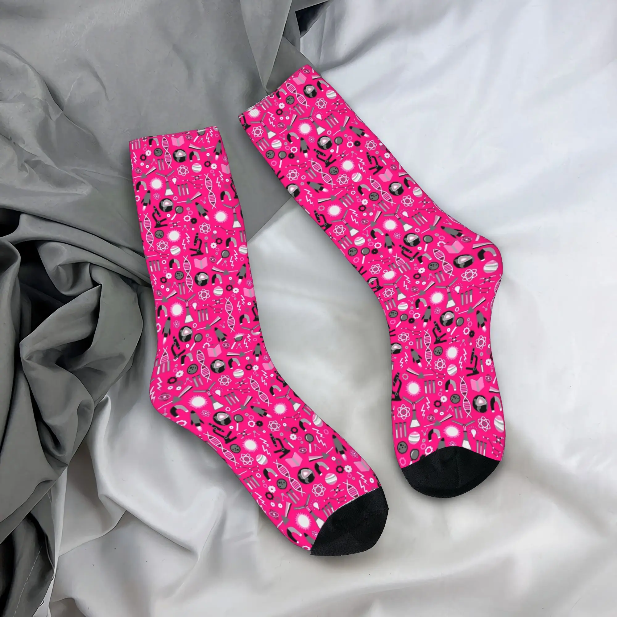 Custom Biology And Chemistry Science Studies Stockings Couple  Socks Quality Socks Autumn Outdoor Sports Anti Sweat Socks Gift