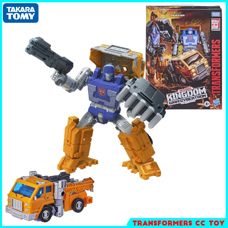 

In stock Takara Tomy Transformers Kingdom Series WFC-K16 Huffer Action Figure Robot Toy Collection Hobby Collectibles