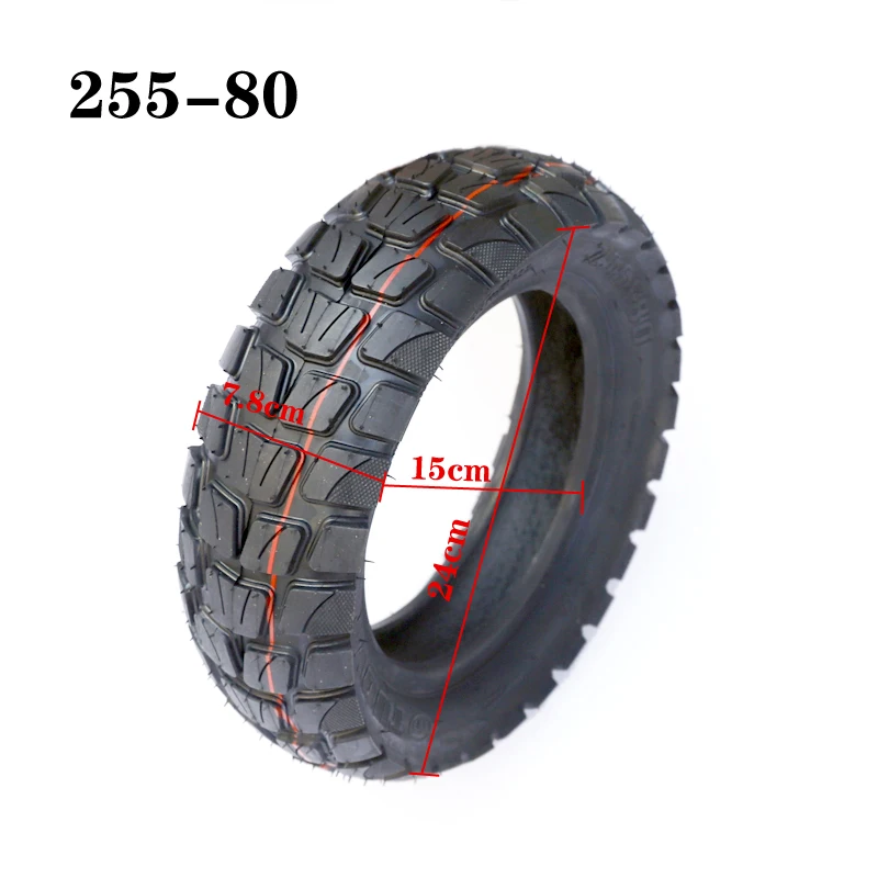 Folding Electric Scooter off-Road Vehicle 10 Inch Tire 80 / 65-6 10x3 0 255-80 Thickened, Widened and Upgraded off-Road Tire