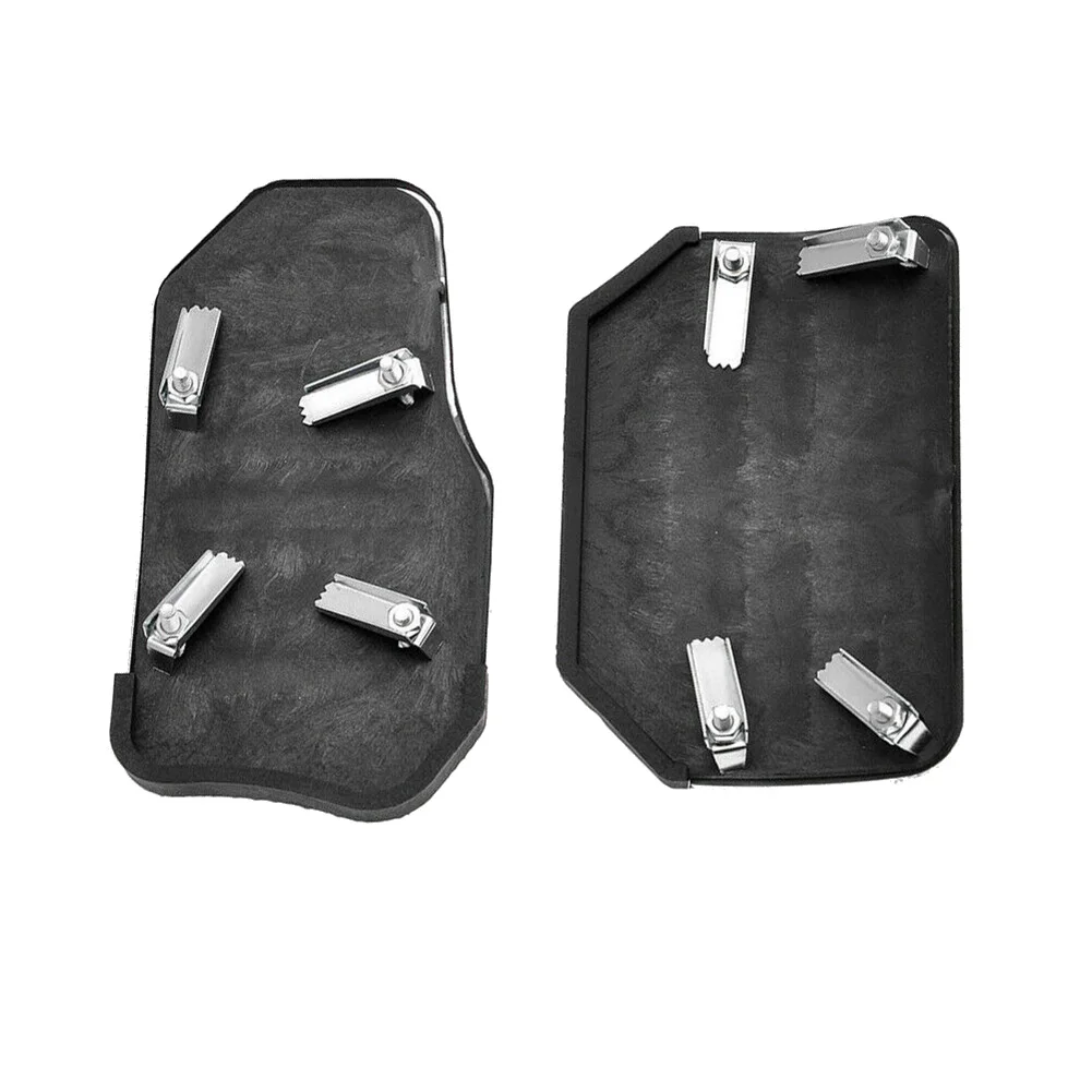 

2 шт. педаль акселератора газа и педаль тормоза, нескользящая накладка для ног для универсальной автоматической коробки передач автомобиля-A97E