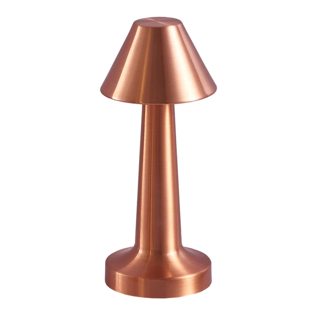 Retro Table Lamp Metal Touch Decor for Bar Coffee Restaurant Decoration Light Desk LED Rechargeable Night Light Bedroom Decor image 3