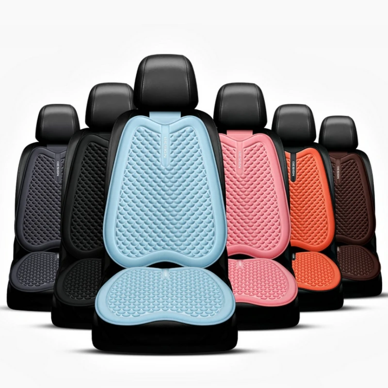 Car Four Seasons Seat Cushion Ventilated Breathable Seat Cushion Thicken Soft Nonslip Seat Cushions Interior Accessories