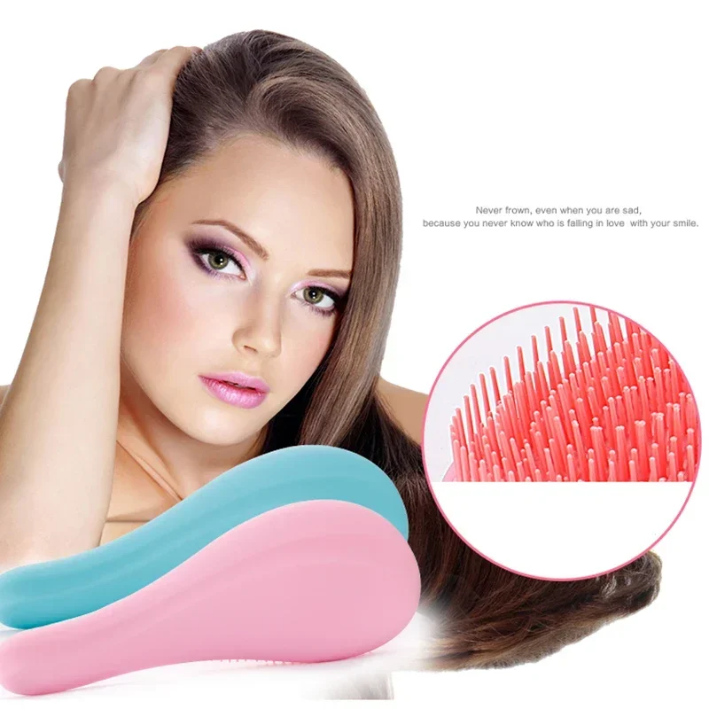 Portable Magic Handle Hair Comb Anti Static Massage Hair Brush Detangle Shower Massage Hairbrush Combs Salon Hair Styling Tools