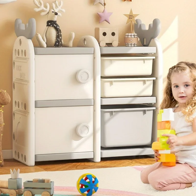 bedroom plastic kids cabinet preschool furniture Child toy Storage Organizer Multipurpose guardar juguetes kids furniture