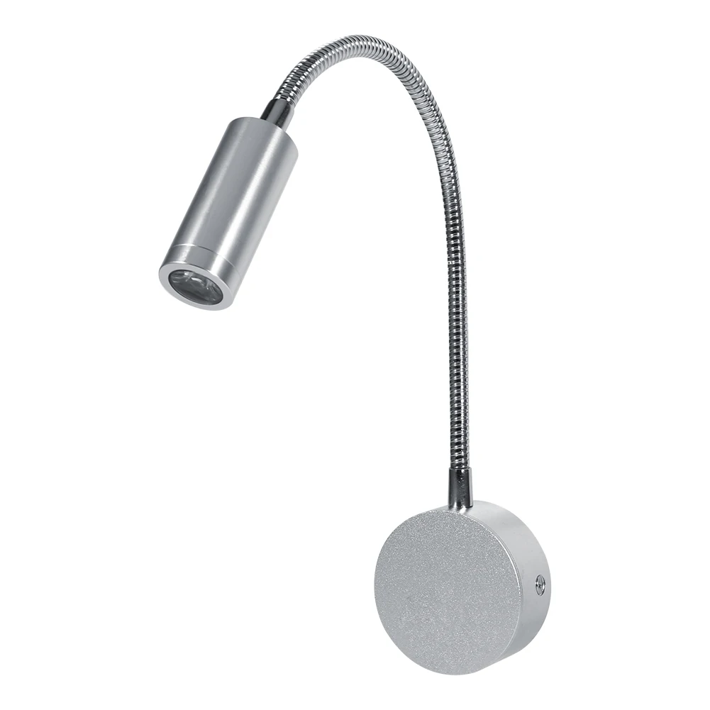 

ZK20 AC85-265V 3W Warm White Led Bed Lamp Reading Working With Flexible Gooseneck