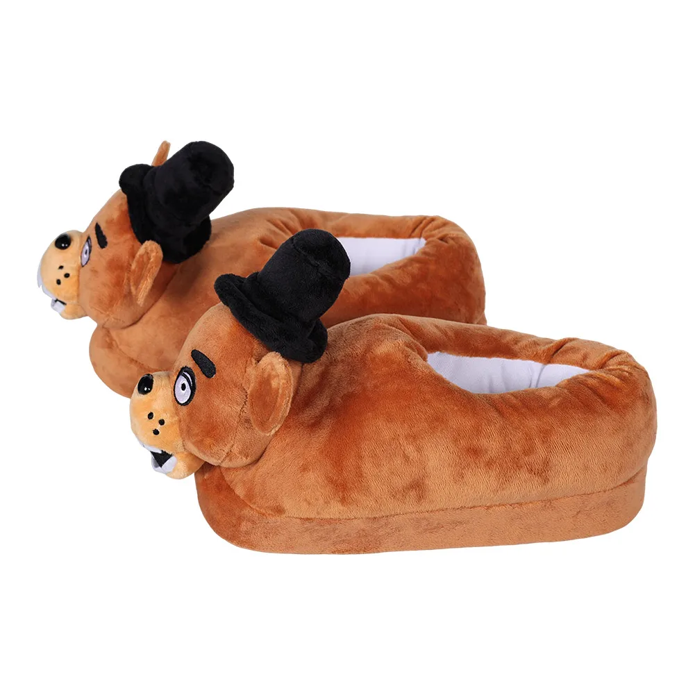 Divertente inverno peluche pantofole orso Cosplay gioco di ruolo Decor casa scarpe calde gioco Horror accessori FNAF adulto vestire decorazioni per feste