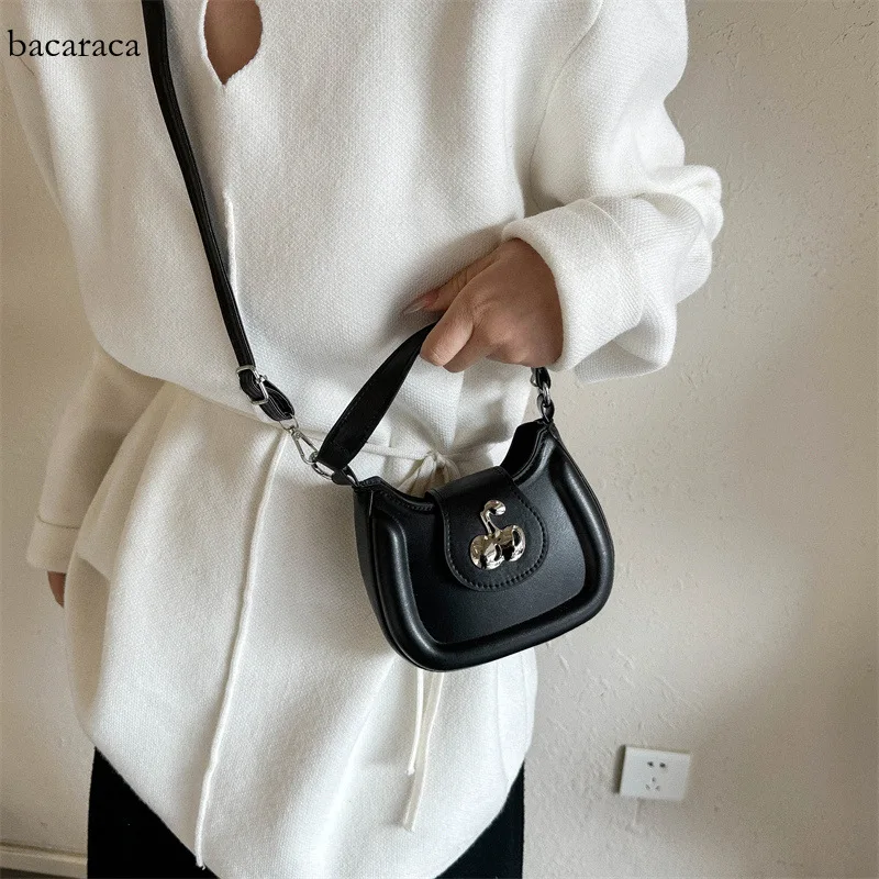 Winter Personalized Crossbody Casual New Moon Bag Fashion Classics Chain Simple Shoulder Women's Bags for Women