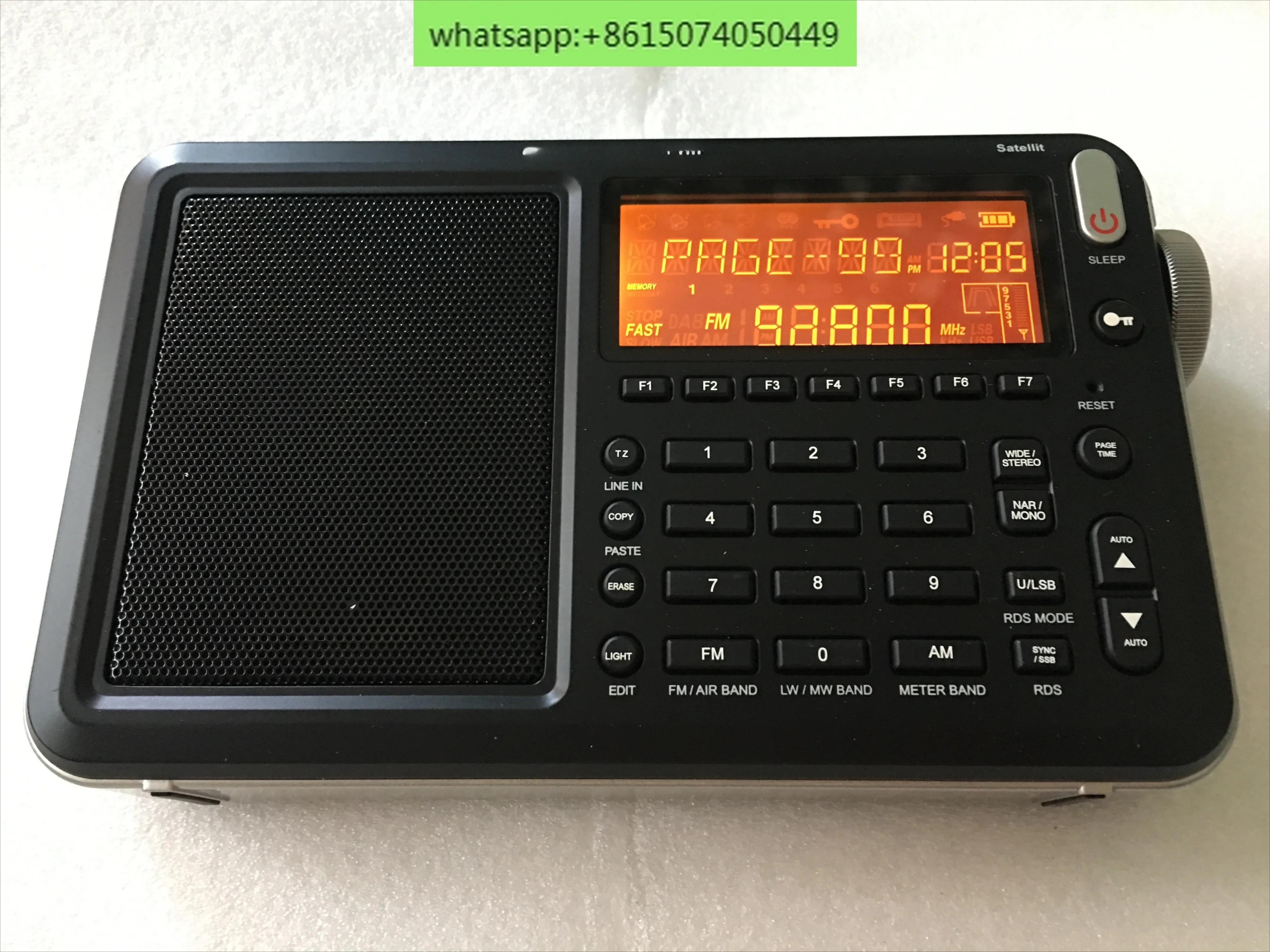 Radio by Eton, satellite series FM/AM shortwave aviation single sideband, all-band laptop