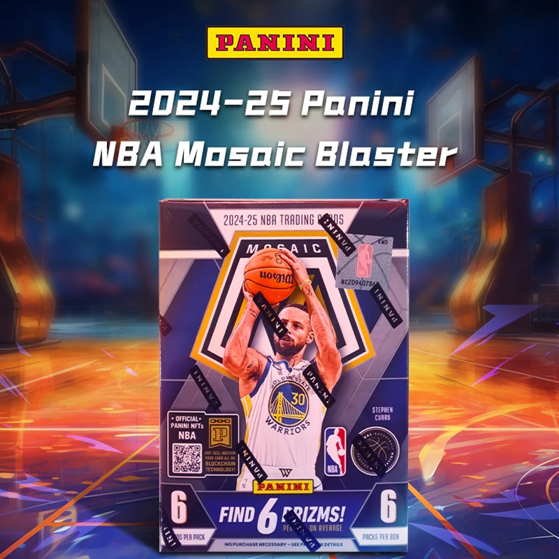 

2024/25 Panini Mosaic Basketball Blaster NBA Box Коллекционирование карт суперзвезды