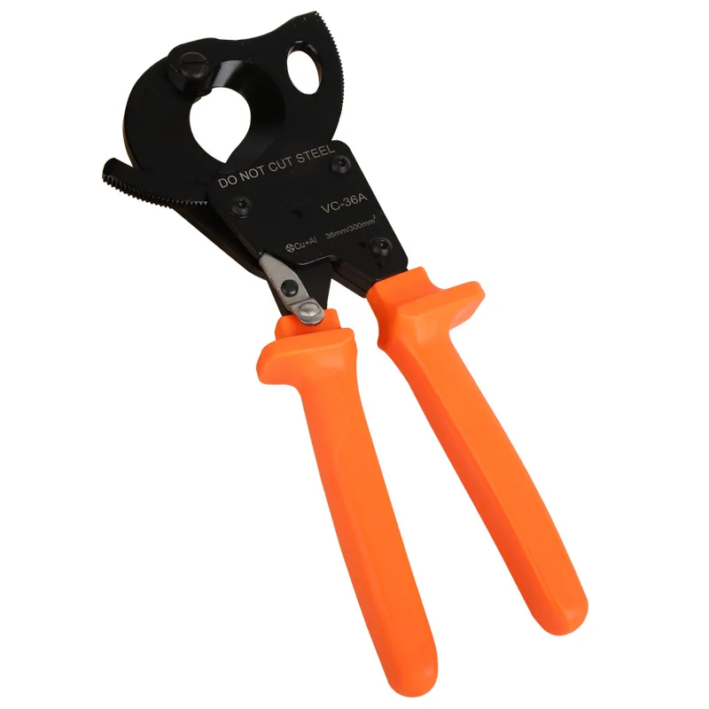 

Cable scissors accessories wire pliers gear type manual copper aluminum cable cutting shears VC-36A
