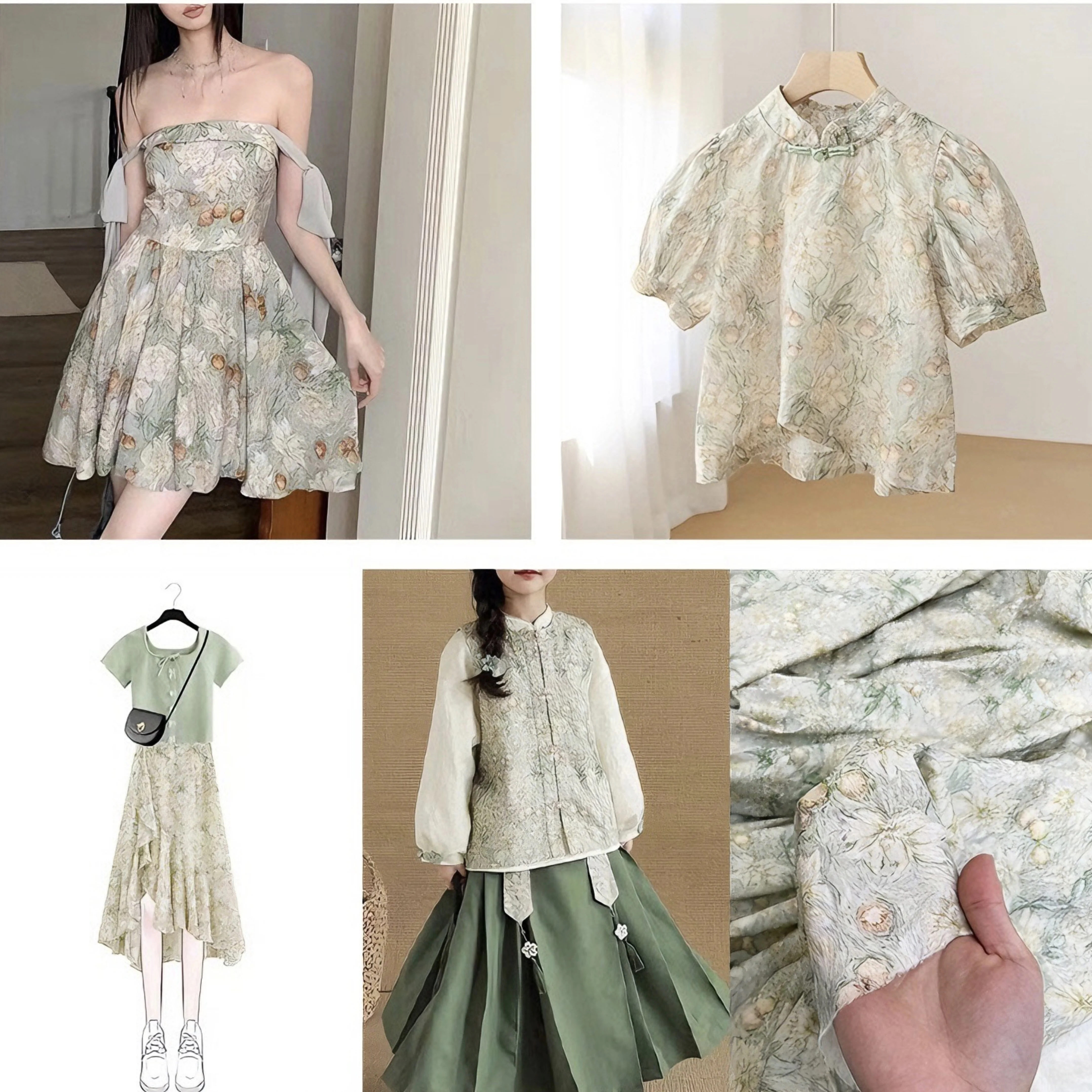 حالمة الأزهار التوت 60S القطن البوبلين المطبوعة النسيج DIY الراقية إنتاج الملابس من فساتين الأطفال أكياس خلق