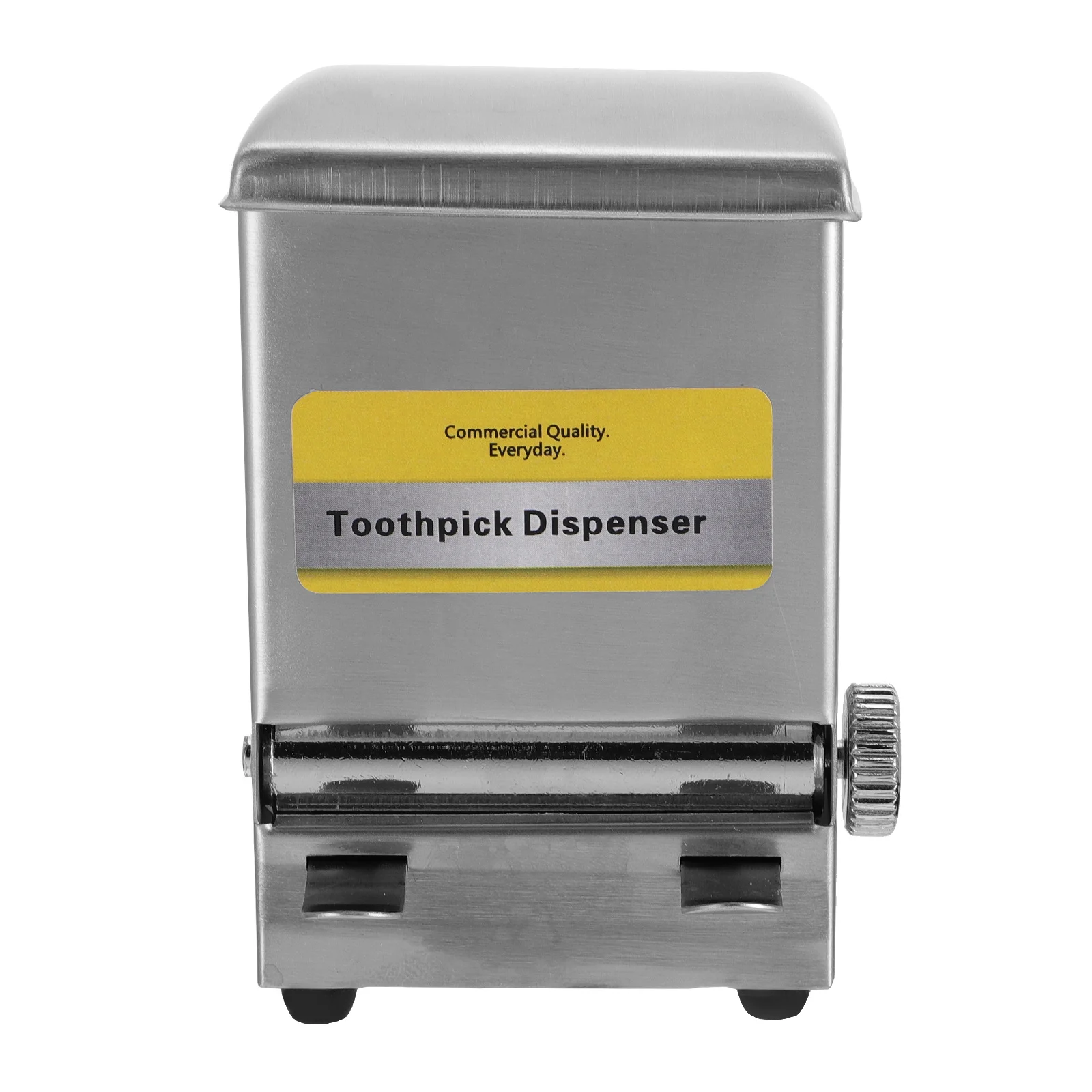 

Automatic Toothpick Dispenser Stainless Steel Retro Holder Home Kitchen Coffee Shop Toothpick Storage Box Organizer