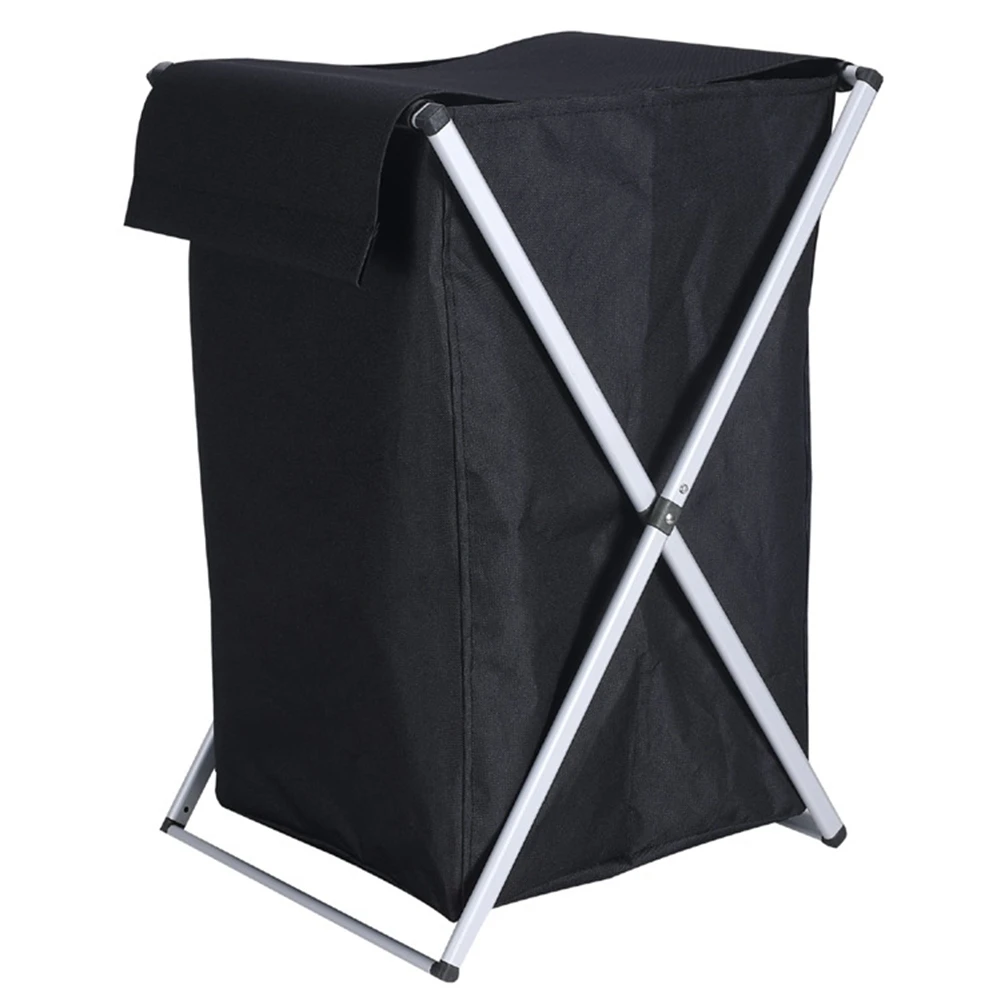 ABJT-X-Shape Collapsible Foldable Dirty Clothes Laundry Basket Organizer Sorter Laundry Hamper Storage Bag Oxford Cloth