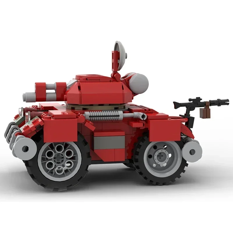 Modelo de jogo de guerras populares moc tijolos de construção tundran tecnologia tanque pesado blocos modulares presentes brinquedos de natal conjuntos diy montagem