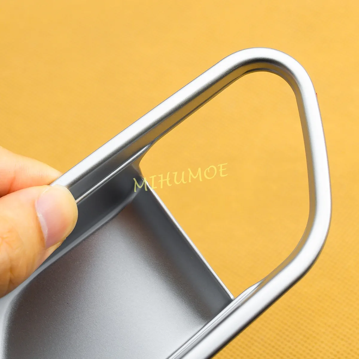 ماتي كروم مقبض الباب الداخلي للسيارة غطاء محيطي الكسوة ل 2025-2026 نيسان ركلات #4