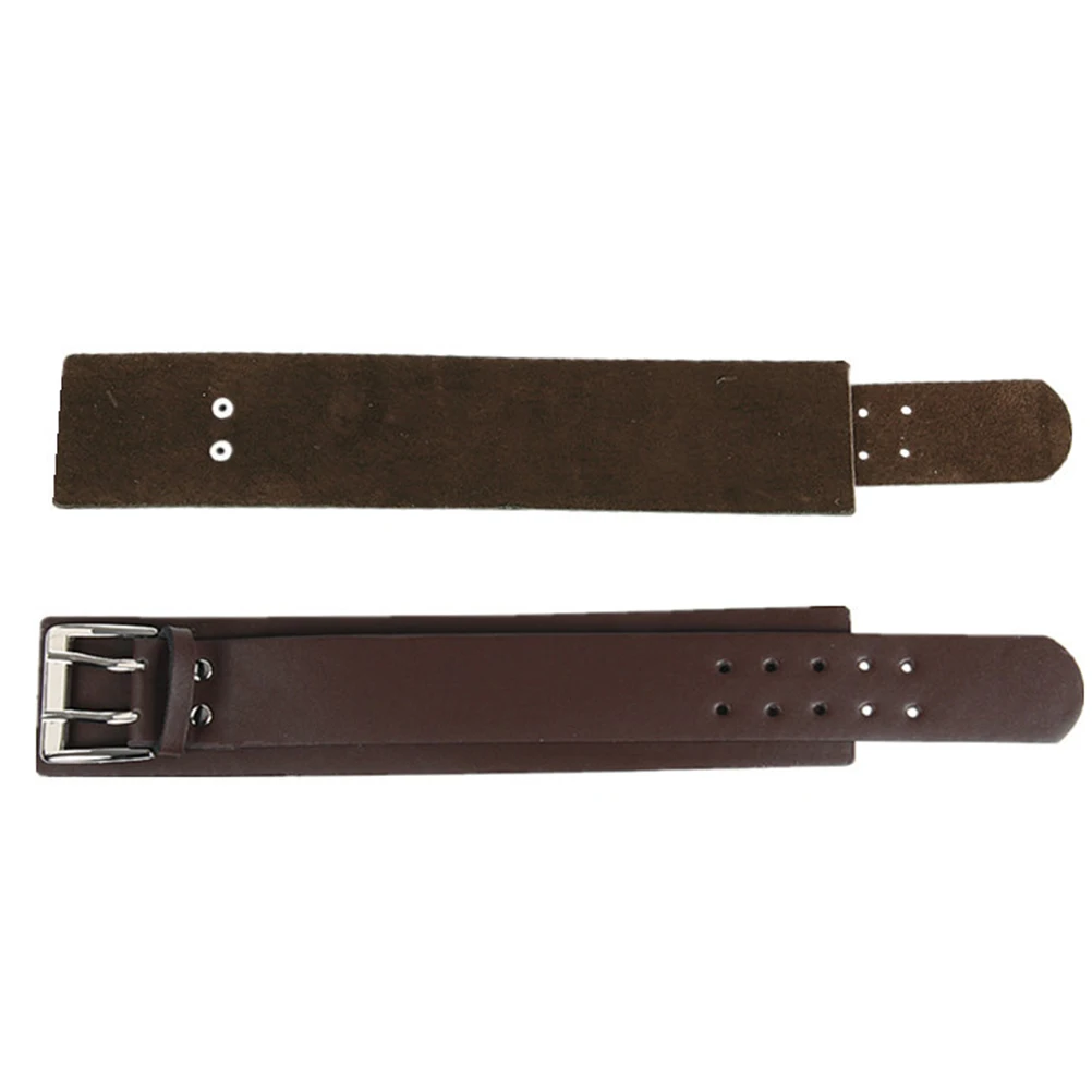 

1Pcs Vintage Style Double Layers Bracelet Big Buckle Hand Chain Coffee Durable Practical Chic Gift Men Bracelet