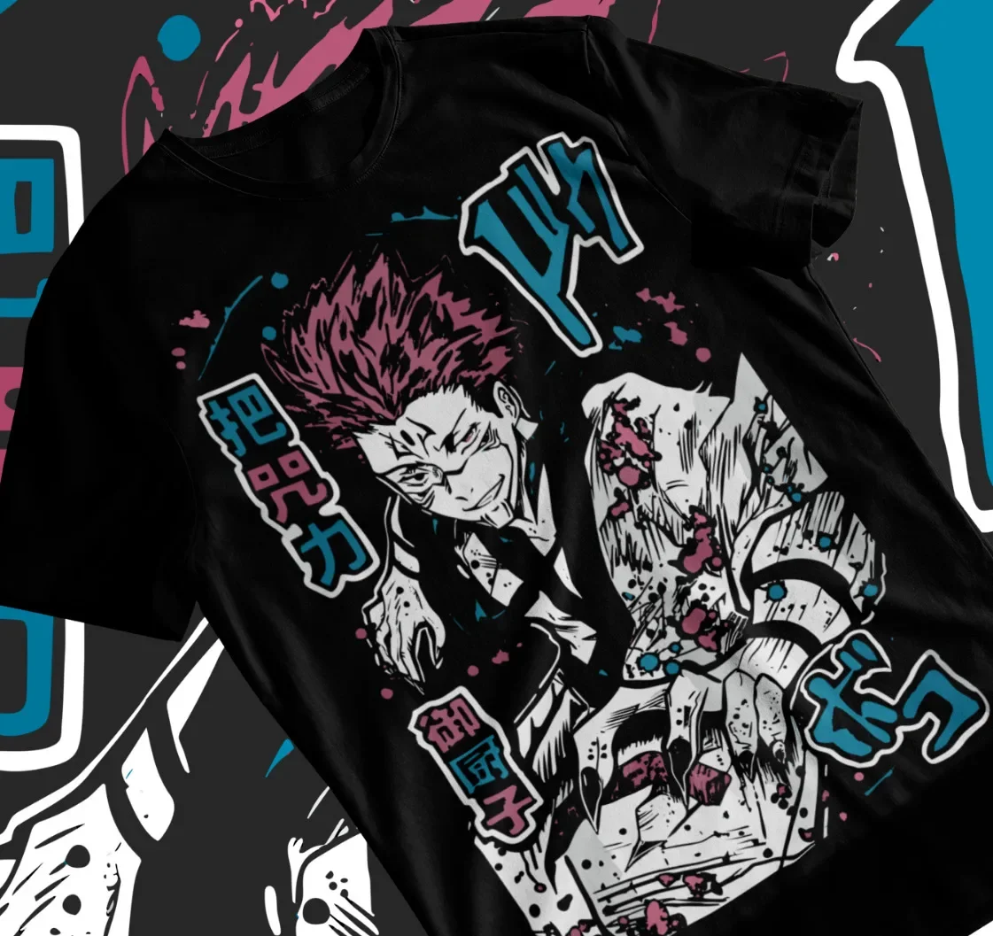 

Ryomen Sukuna Jujutsu Kaisen JJK Unisex Gojo T-Shirt Anime Manga Soft Tee