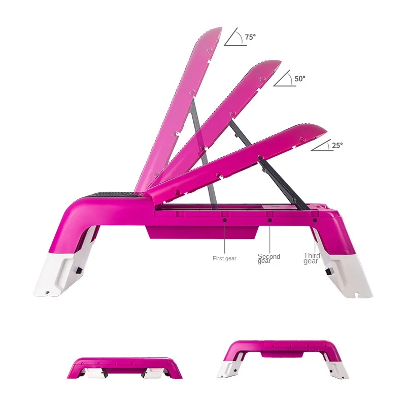 Professional Multifunctional Fitness Step Platforms Factory Direct Dumbbell Aerobic Jumping Stool Pedal Rhythm for Aerobic