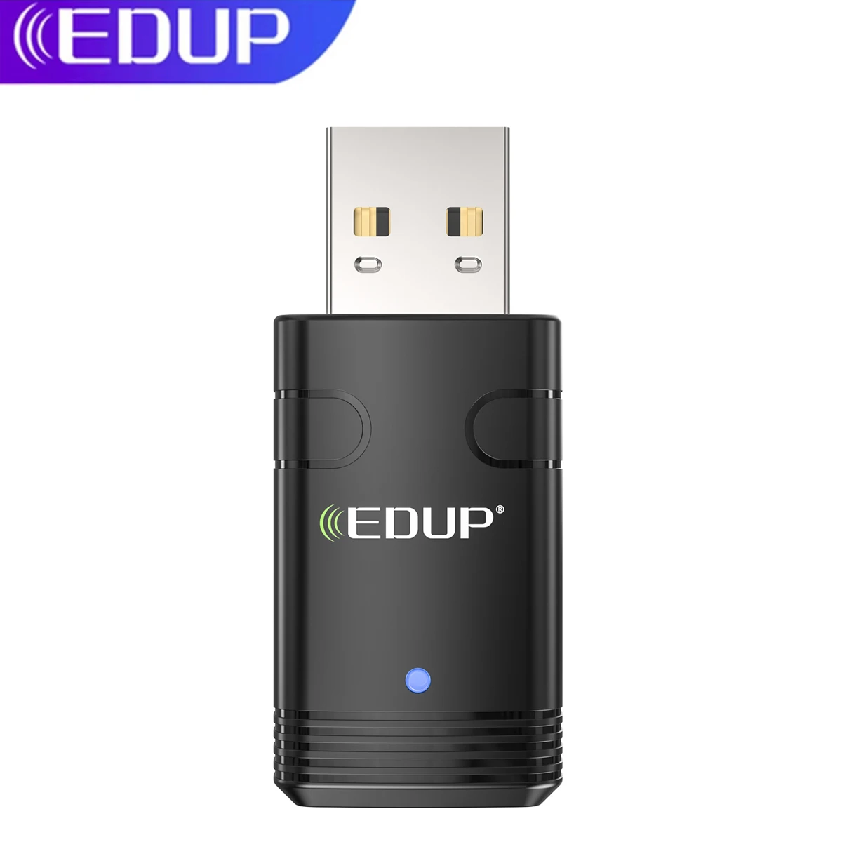 EDUP  USB WIFI6 Adapter Wireless Card Bluetooth 5.3 Compatible with Windows 11/10 2.4G/5Ghz Mcc laptop desktop computer