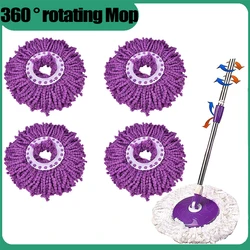 Universal 360 ° rotating Mop Head Microfibers Round 16mm Mopping Head Microfiber Spin Mop Rags Cloth Replacement Clean Tool part