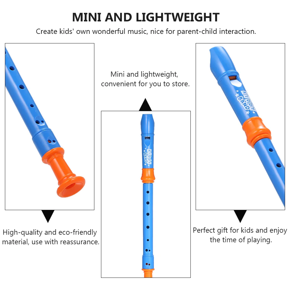 子供のためのプラスチック製のフルート,管楽器のおもちゃ,音楽トレーニングツール,教育玩具,風