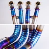 オートバイの排気ヘッダーチューブ,チタン合金,BMW s1000rr 2019-2024 s1000r 2021-2024, 60mm 5