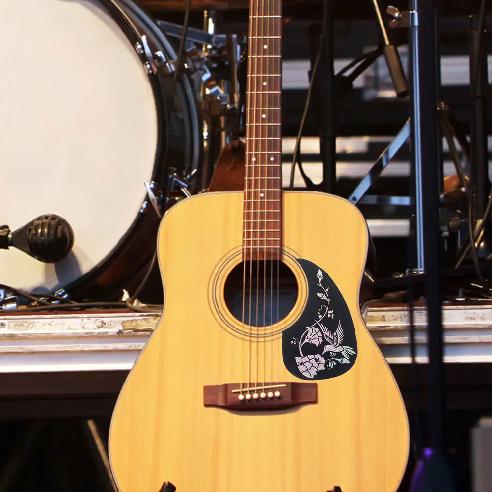 

2pcs Guitar Scratch Plate Acoustic Anti-scratch Stickers Protection Board Plastic Guards Lightweight Design Bee Honey