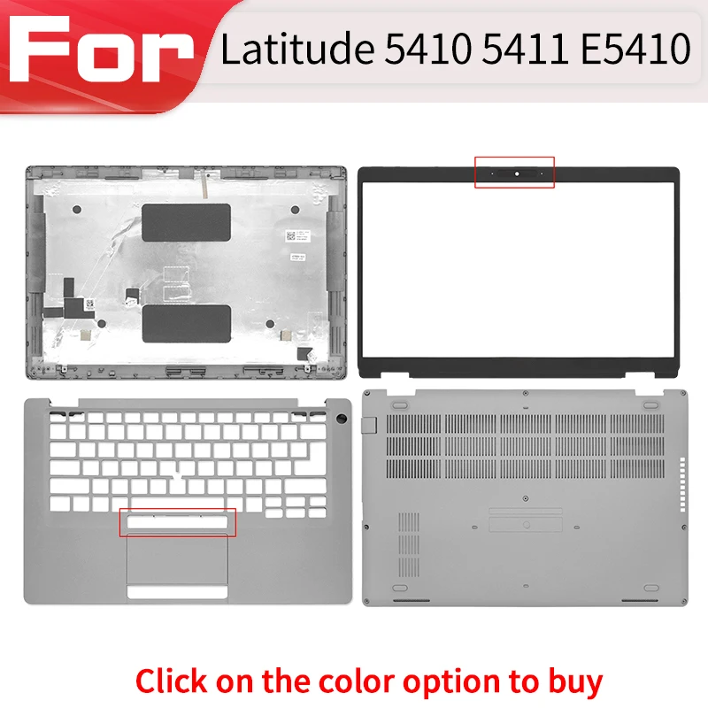 

Gray New Repalce Cover 0NKPM7 For Latitude E5410 5410 5411 Laptop Housing Case LCD Back Cover/Palmrest/Bottom