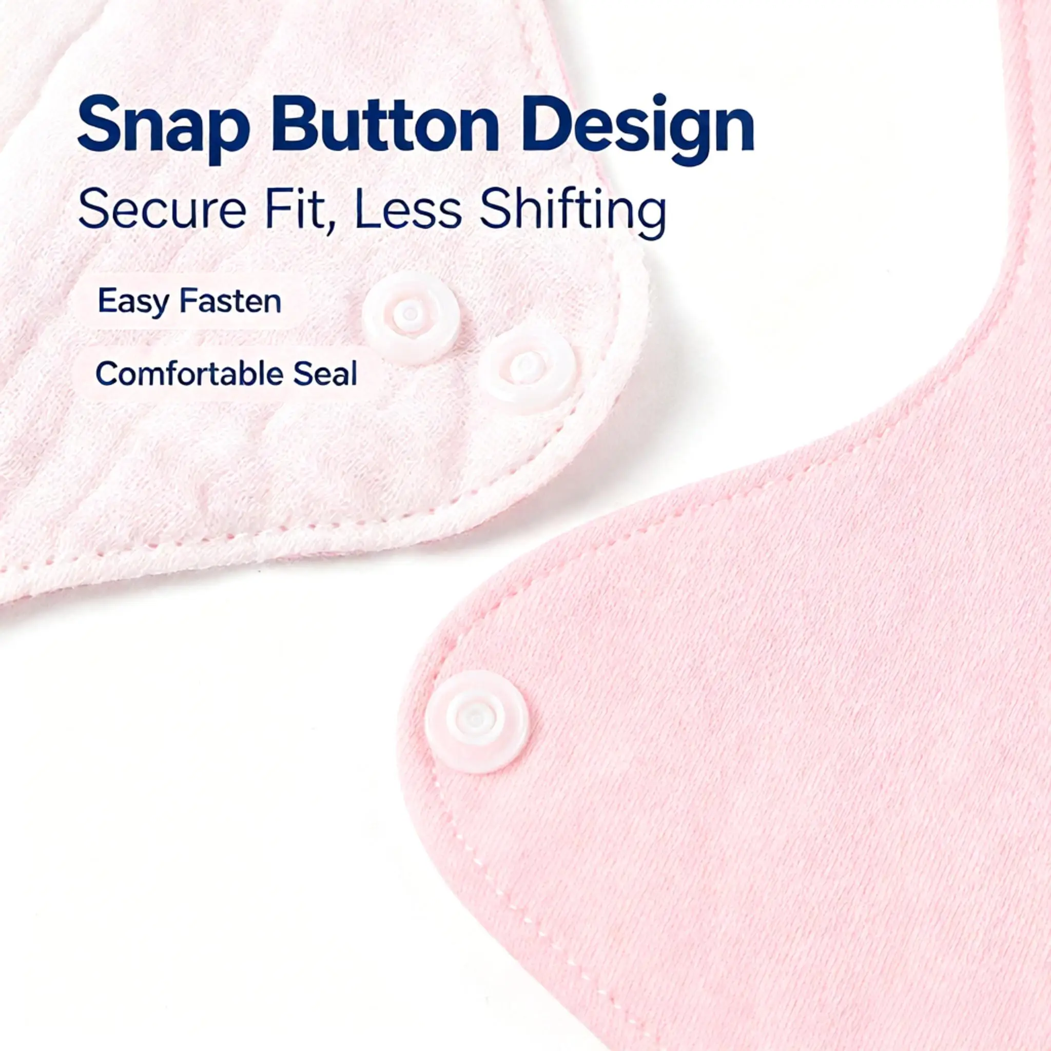 Picture 5: 7Pcs Set Reusable Washable Cotton Sanitary Pads Absorbent Leakproof Storage Bag Breathable Menstrual Pads Soft For Postpartum
