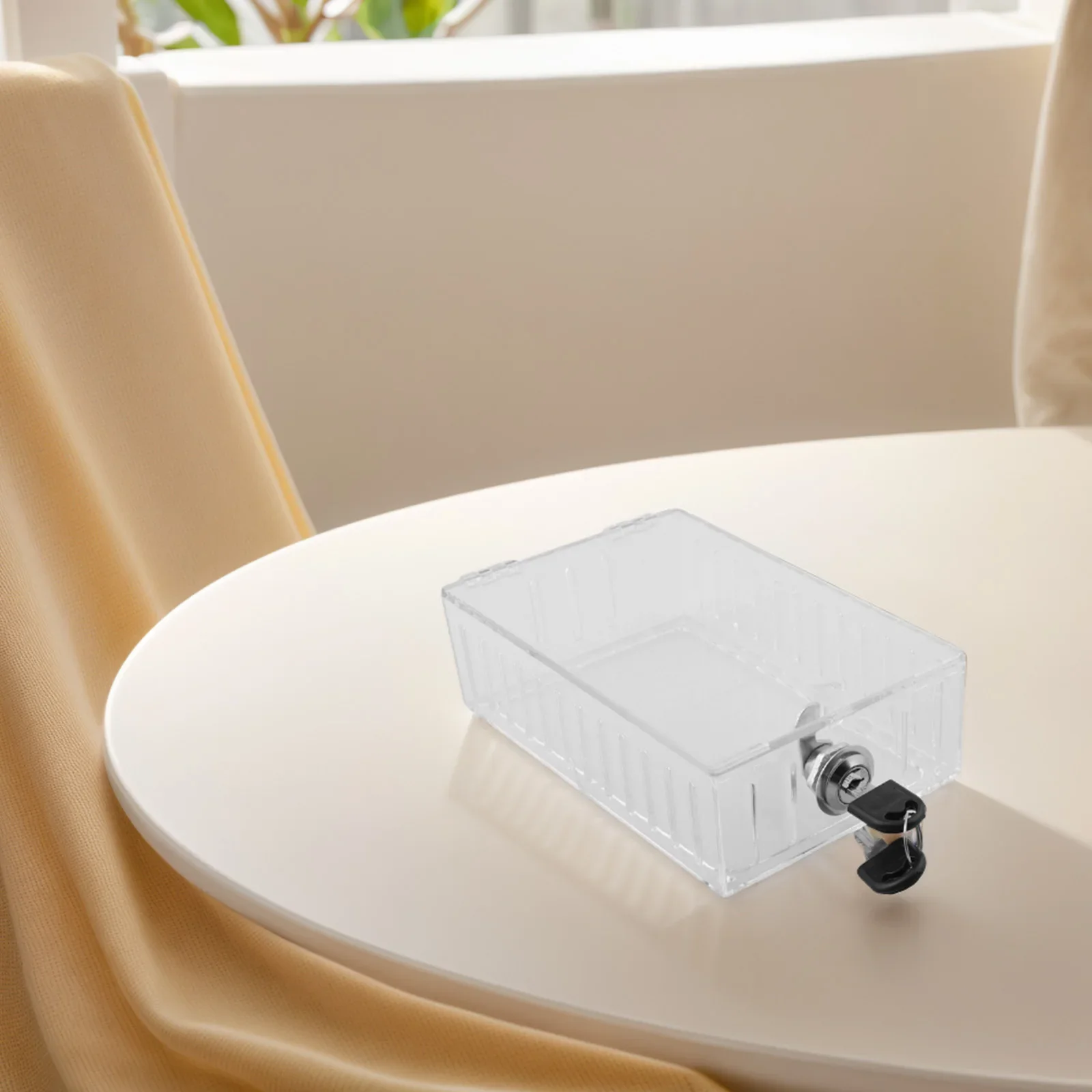 Locking Thermostat Protection Box Prevent Unauthorized Adjustments Versatile Applications Easy to Install 2 Keys
