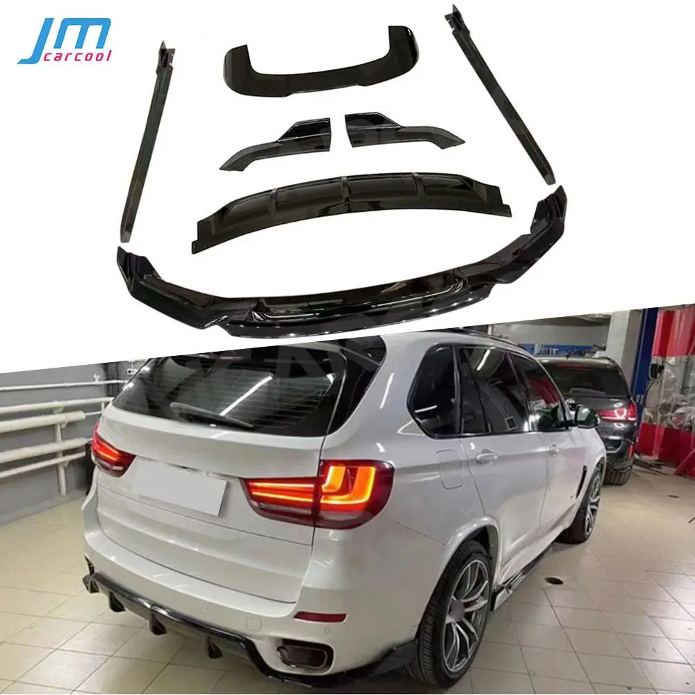 

Carbon Fiber Front Lip Rear Roof Spoiler Side Skirts Rear Diffuser Side Splitters for BMW X5 F15 M Sport 2015-2018 Car Body Kits