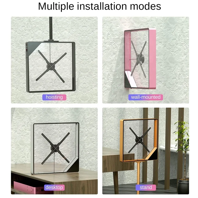 Настенное крепление Hdfocus 16 Гб Голограмма 3D Голограмма вентилятор 3D Голограмма торговый центр