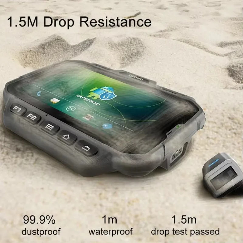 2025Urovo U2 pdas 10 barcode scanner touch screen Data Collector Terminal Scanner rugged Wearable pda android with ring scanner